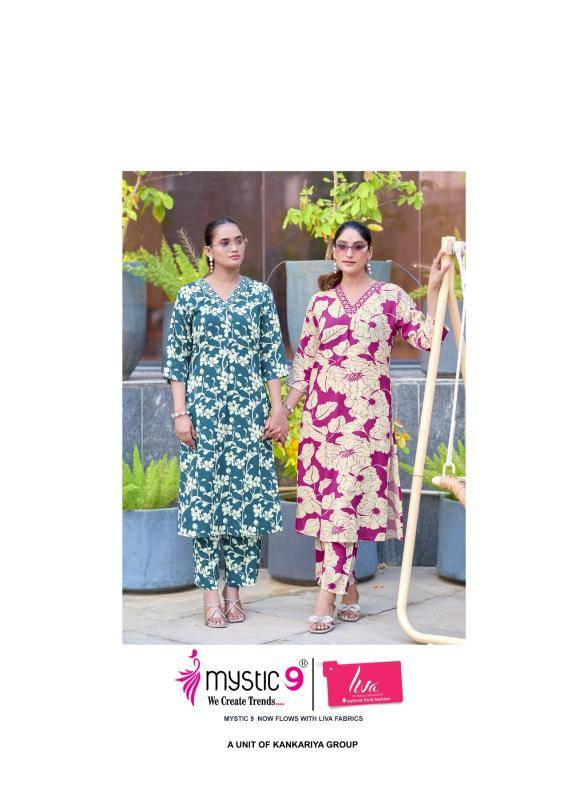 Mystic9 aarvi vol 1 coord set Kurti suppliers in Pune